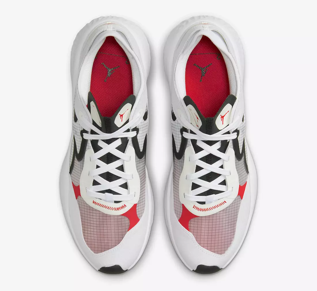 Jordan Delta 3 Low White Chile Red Black DN2647-160 Megjelenés dátuma