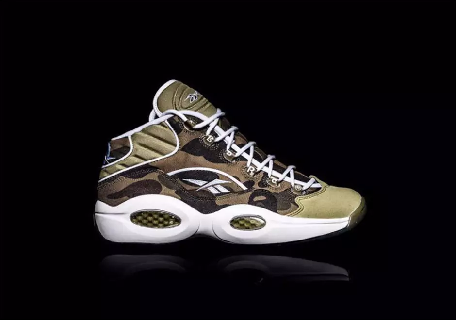 BAPE Reebok Spørgsmål Mid Insta Pump Fury