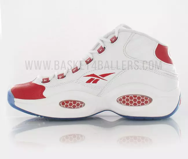 Reebok Question OG 20-årsjubileum Vit Röd 2016