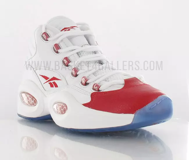 Reebok Question OG 20-årsjubileum Hvit Rød 2016