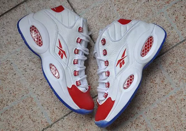 Reebok Question OG თეთრი წითელი 2016 წელი