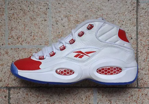 Reebok Question OG Branco Vermelho 2016