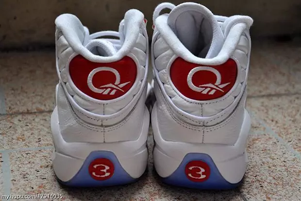 Reebok Question OG Hvid Rød 2016