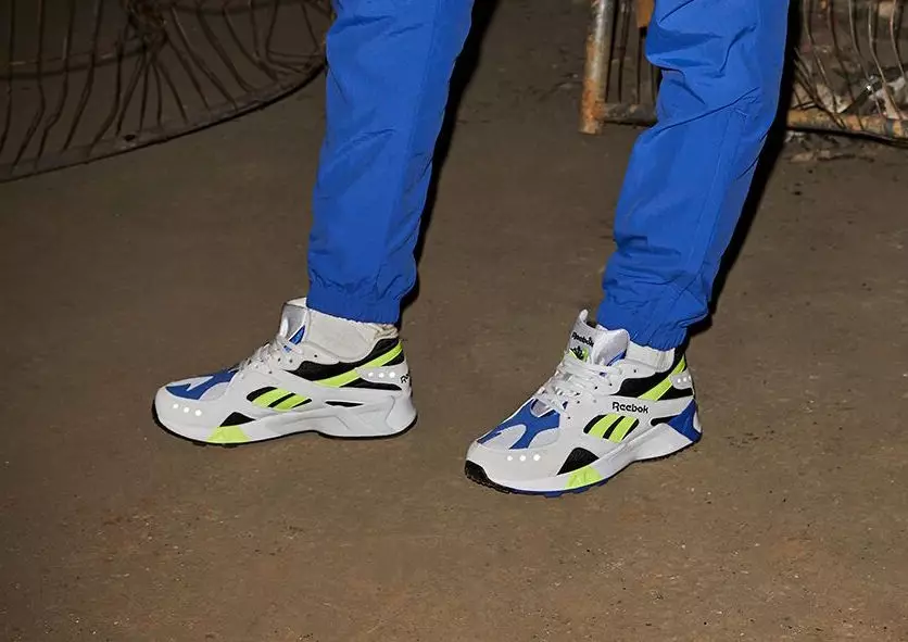 Reebok Aztrek Crushed Cobalt Solar Yellow Pink Fusion Urban Violet санаи баровардашуда