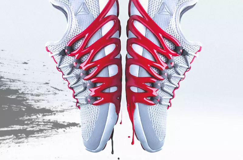 Reebok Liquid Factory Speed 3D 프린트 스니커즈