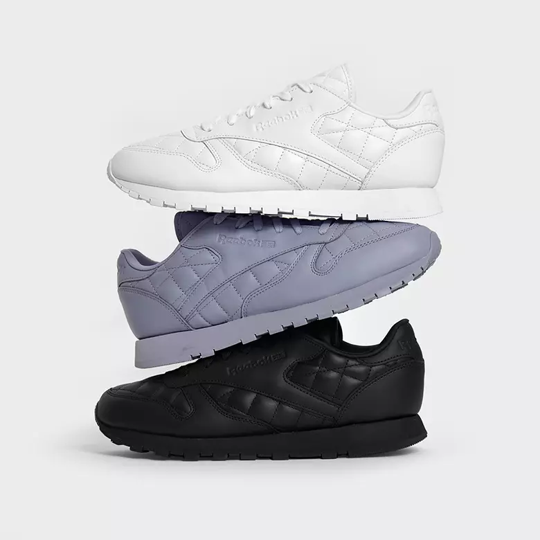 Pack matelassé en cuir classique Reebok