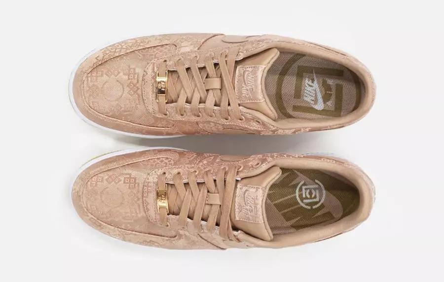 CLOT Nike Air Force 1 Low Rose Gold CJ5290-600 – Erscheinungsdatum