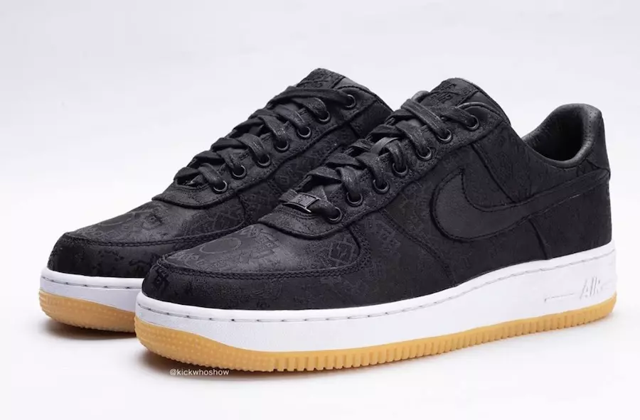 Fragment Clot Nike Air Force 1 Premium Black University Red White CZ3986-001 Датум на издавање