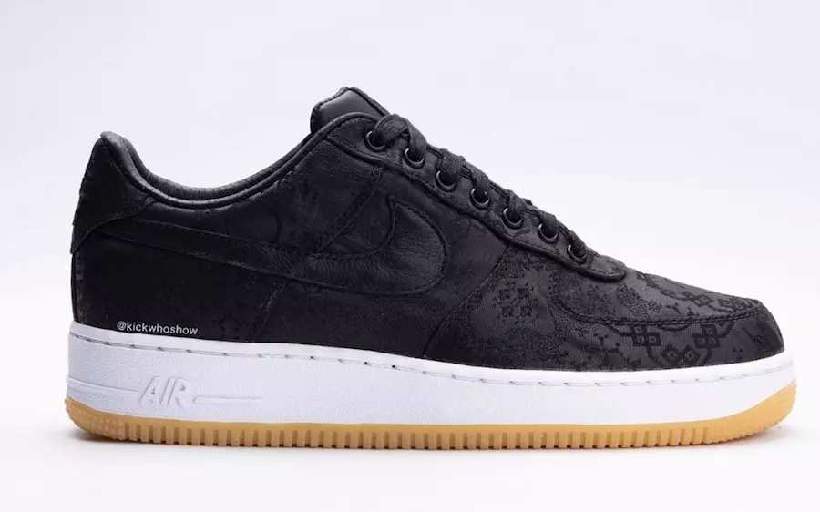 Fragment Clot Nike Air Force 1 Premium Black University Red White CZ3986-001 Tanggal Rilis