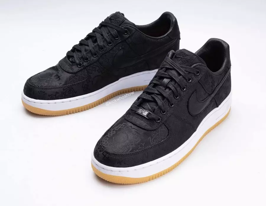 Fragment Clot Nike Air Force 1 Premium Black University Red White CZ3986-001 Chiqarilish sanasi