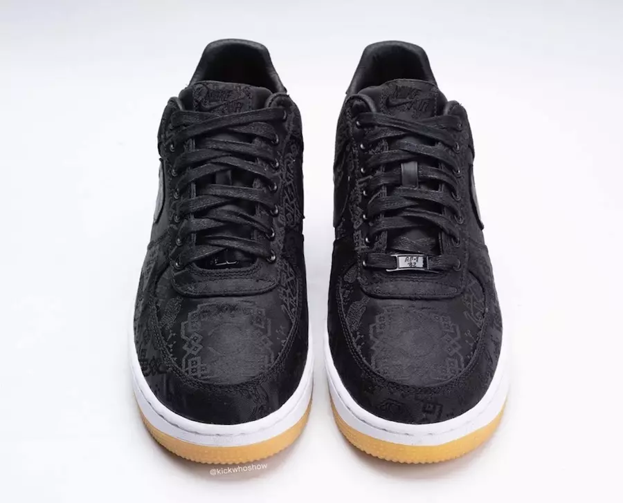 Fragment Clot Nike Air Force 1 Premium Black University Red White CZ3986-001 Tanggal Rilis