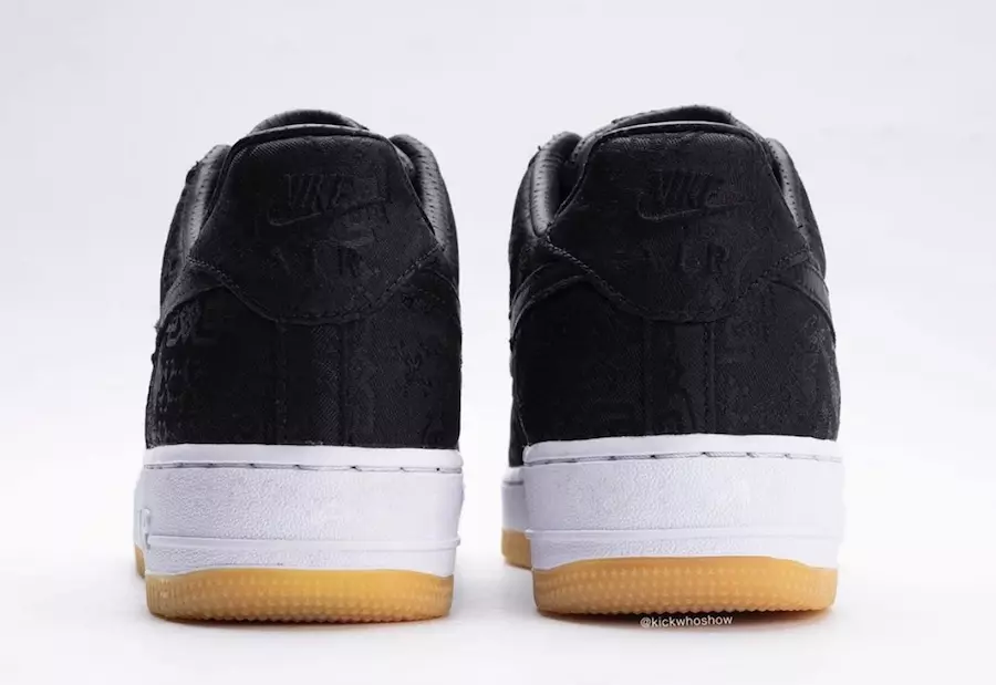 Fragment Clot Nike Air Force 1 Premium Black University Red White CZ3986-001 Megjelenés dátuma