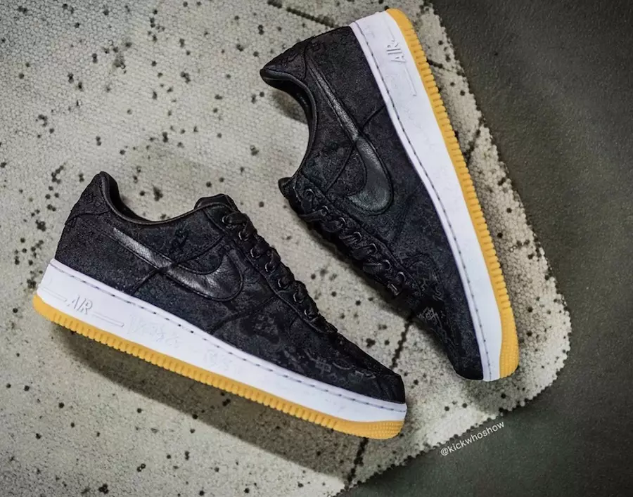 Parça Pıhtı Nike Air Force 1 Premium Siyah Üniversite Kırmızı Beyaz CZ3986-001 Çıkış Tarihi