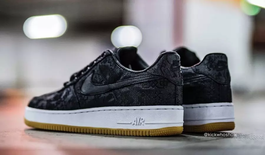 Fragment Clot Nike Air Force 1 Premium Black University Red White CZ3986-001 Дата выпуску