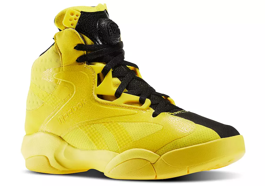 Reebok Shaq Attaq Modern Yellow Black BD4602 Дата на пускане на пазара през 2020 г