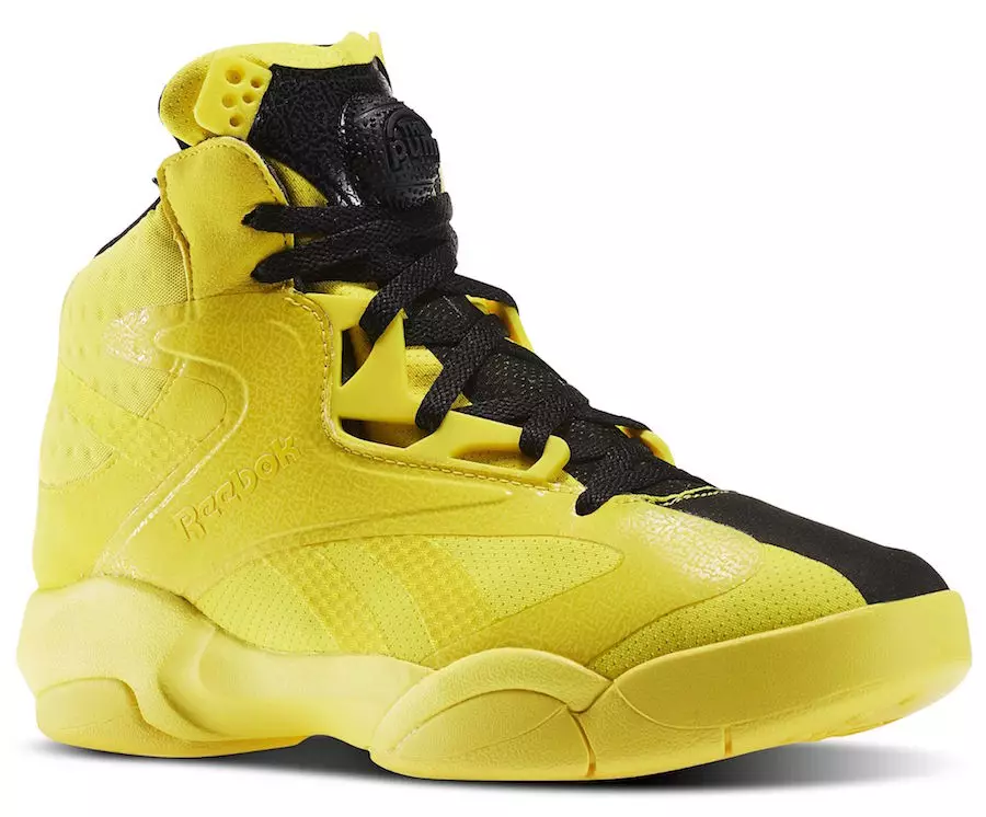 Reebok Shaq Attaq ခေတ်မီ Yellow Spark Black