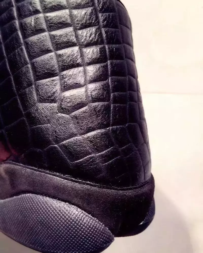 Čierna koža Jordan Horizon Premium Croc