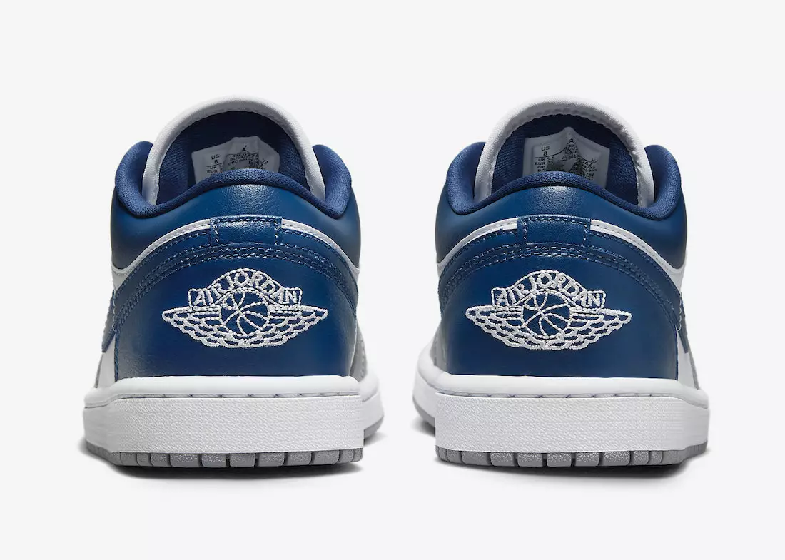 Air Jordan 1 Low Bardhë Gri Blu DC0774-042 Data e Publikimit