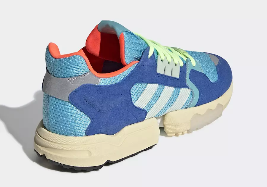 adidas ZX Torsion Bright Cyan Kitani Kijani EE4787 Tarehe ya Kutolewa