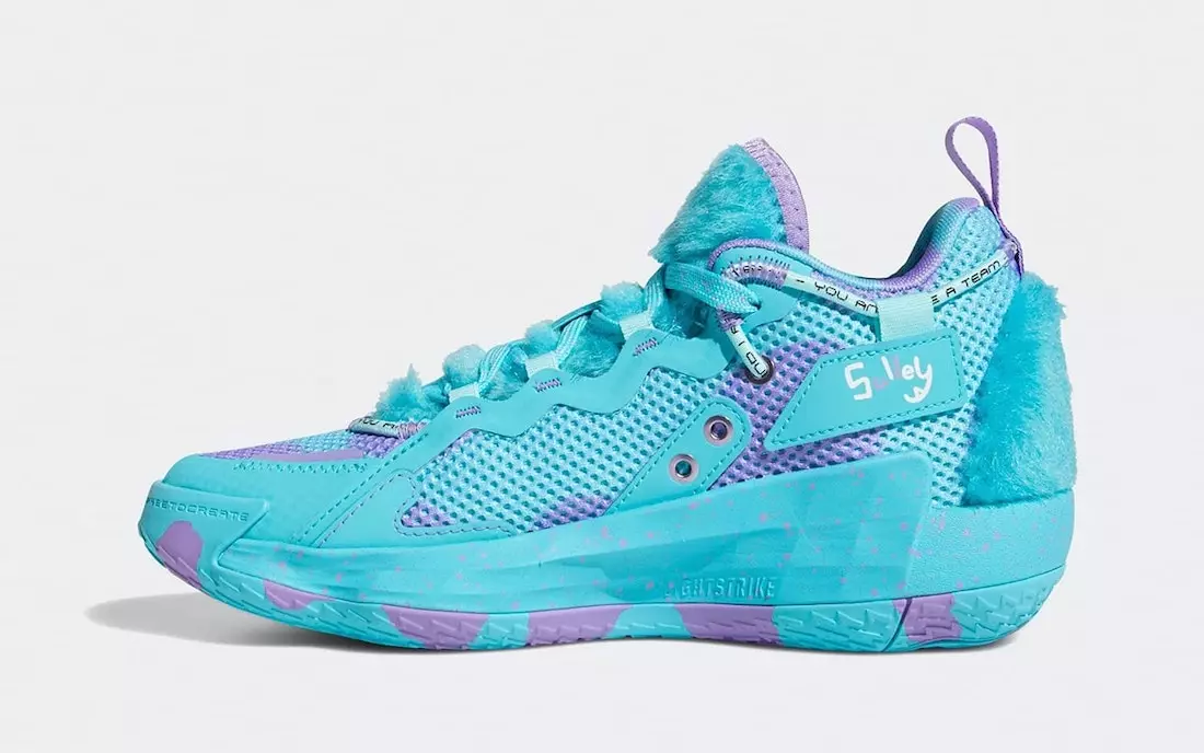 Pixar Monsters Inc adidas Dame 7 EXTPLY Sulley S42807 väljalaskekuupäev