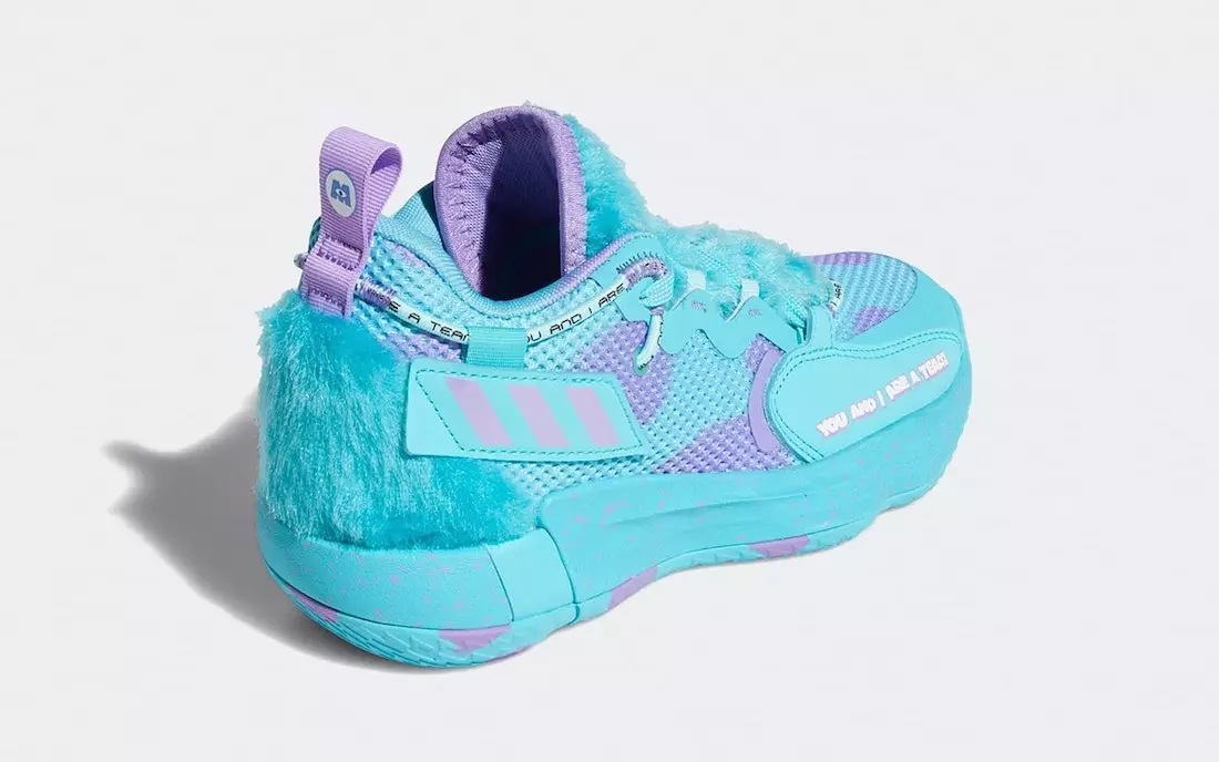 Pixar Monsters Inc adidas Dame 7 EXTPLY Sulley S42807 Data de llançament