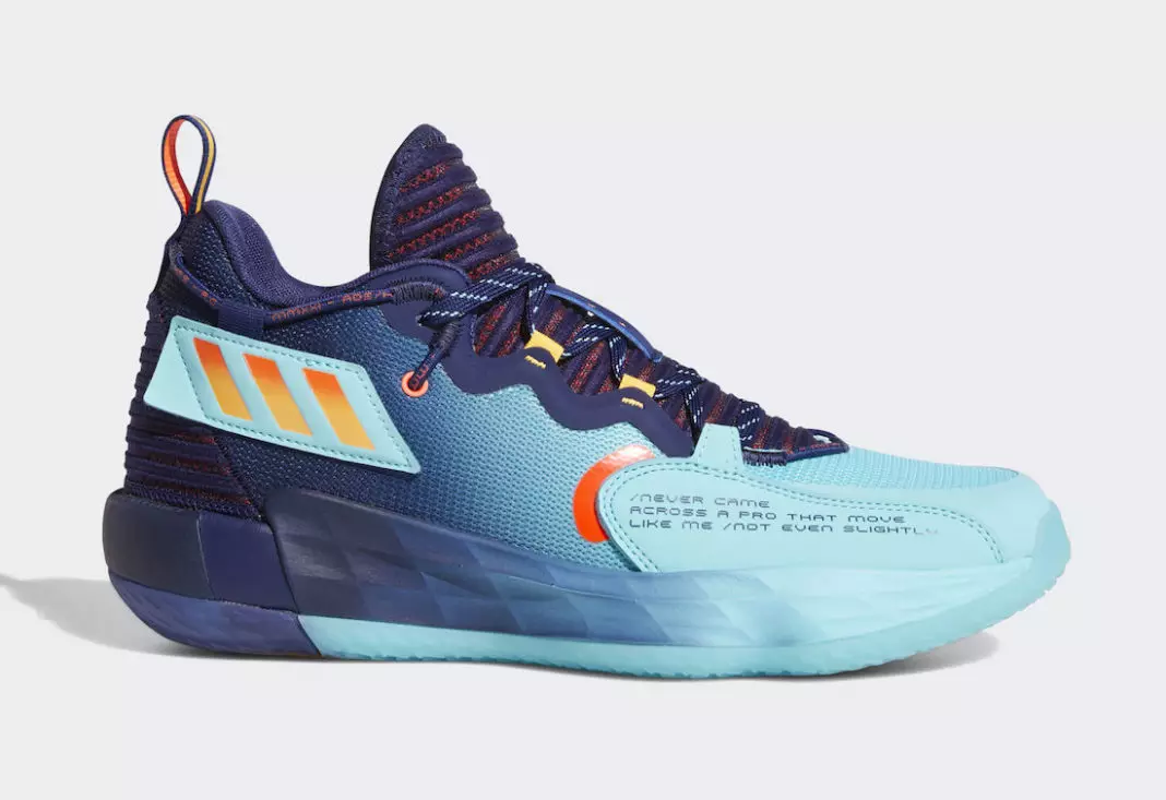 adidas Dame 7 EXTPLY Dark Blue Pulse Aqua Solar Red H68606 გამოშვების თარიღი