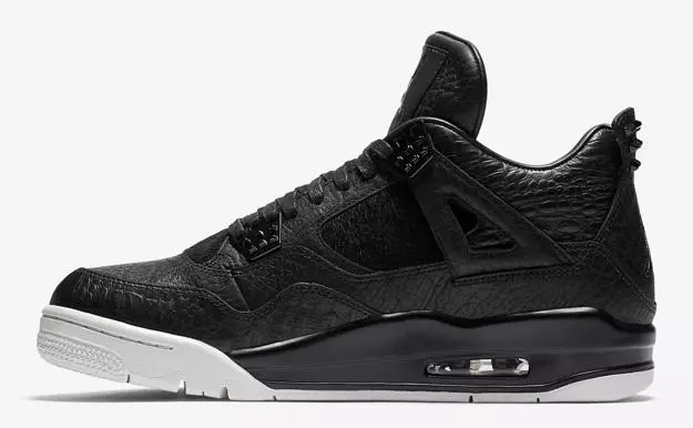 Cabelo de pônei preto premium retrô Air Jordan 4