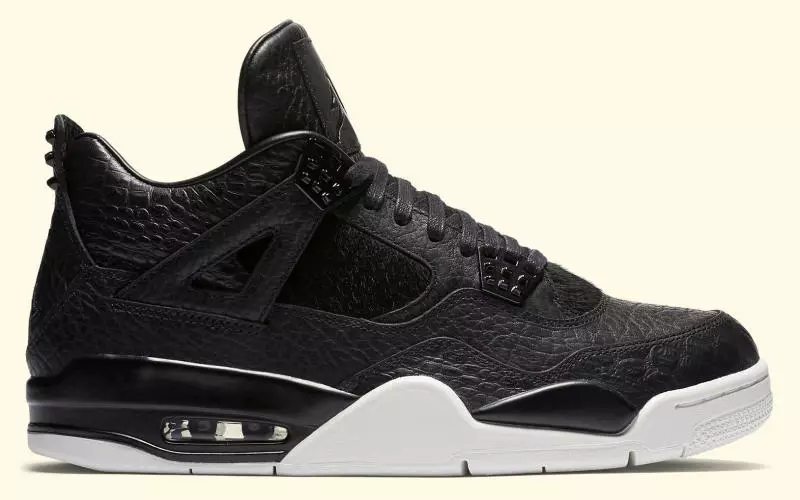 Cabelo de pônei preto premium retrô Air Jordan 4