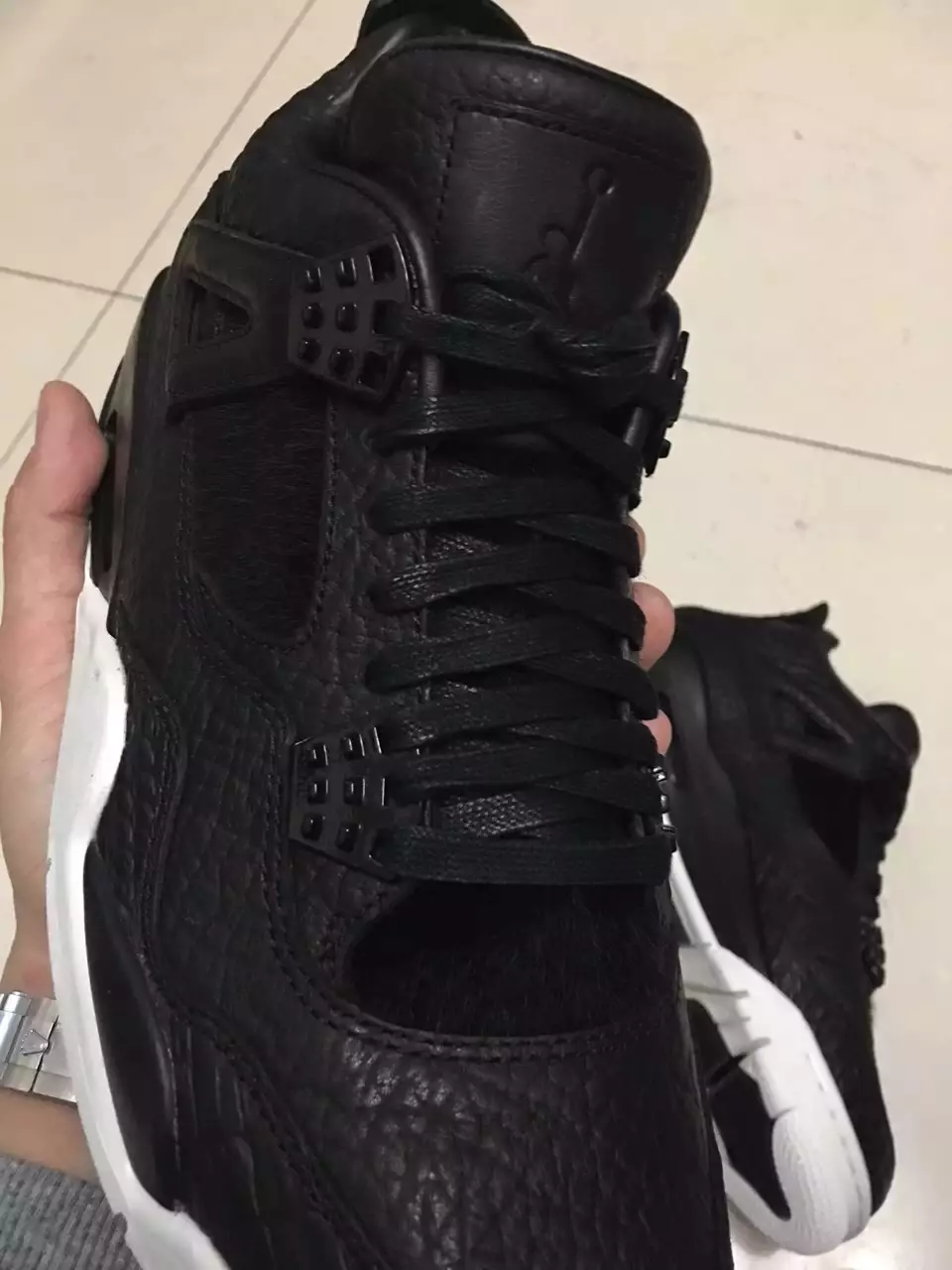 Air Jordan 4 Premium-Schwarz