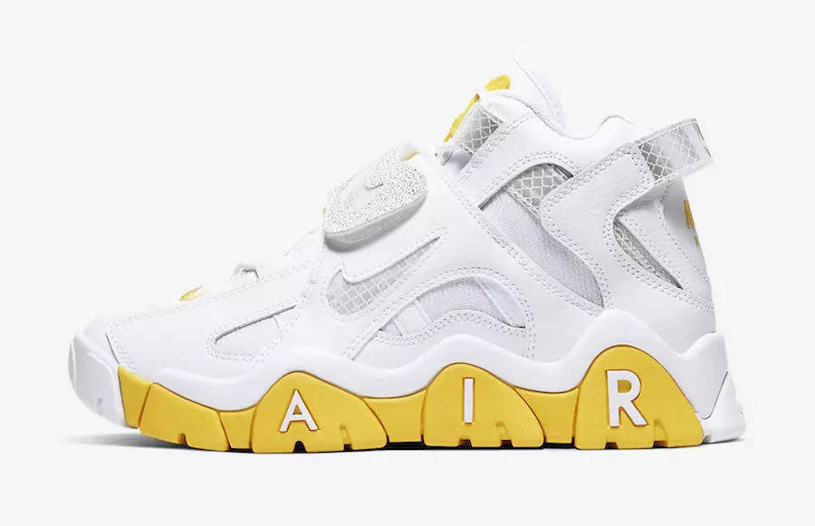 Nike Air Barrage Mid White Yellow Reflective CJ9574-100 Թողարկման ամսաթիվ