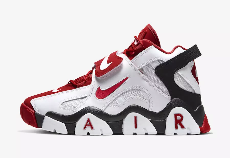 Nike Air Barrage Mid White Red AT7847-102 תאריך שחרור