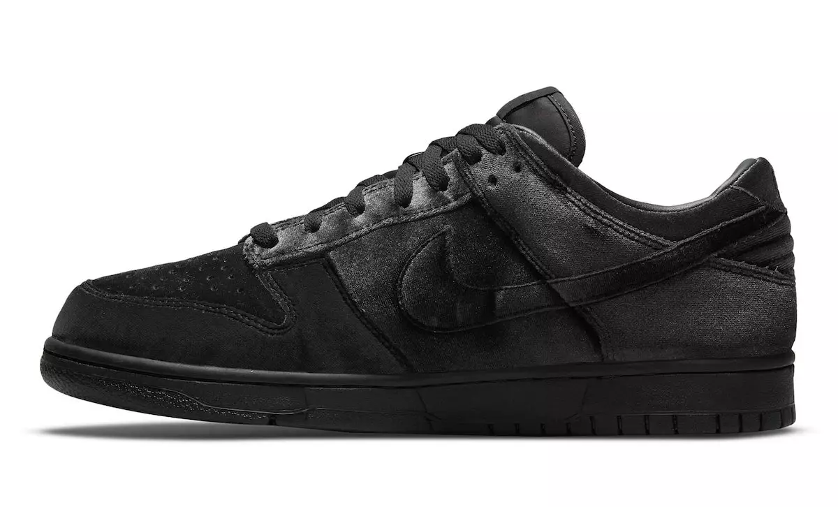 Dover Street Market DSM Nike Dunk Düşük Kadife Siyah DH2686-002 Çıkış Tarihi