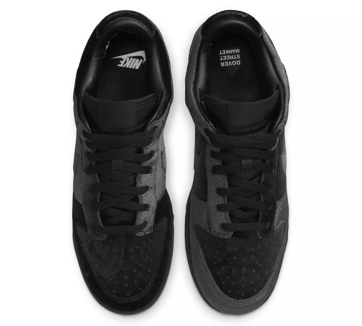 Dover Street Market DSM Nike Dunk Low Velvet Black DH2686-002 تاریخ انتشار