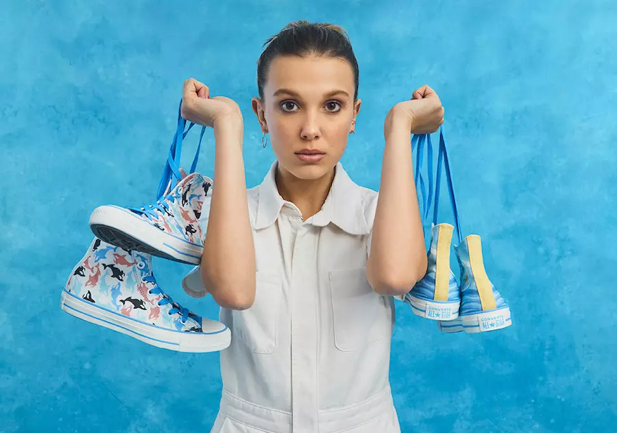 Millie Bobby Brown Alizungumza na Chuck Taylor Millie Kwa Tarehe ya Kutolewa kwako