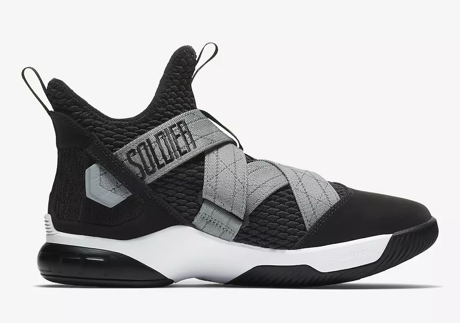 Nike LeBron Soldier 12 Black Grey AO4054-004 Útgáfudagur