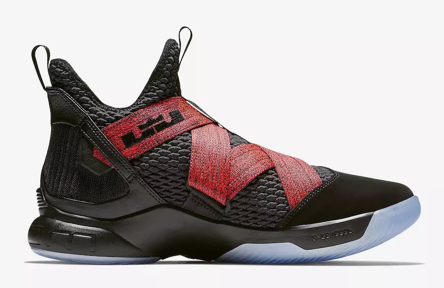 Nike LeBron Soldier 12 sorte røde stropper AO2609-003 Udgivelsesdato