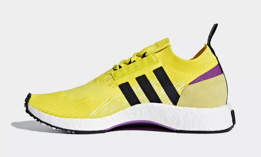 adidas NMD Racer Yellow Purple B37641 Tarikh Tayangan