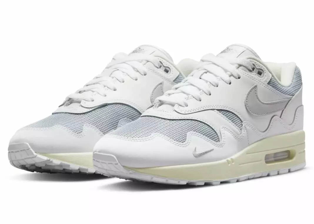 Patta Nike Air Max 1 Blanc Gris DQ0299-100 Data de llançament