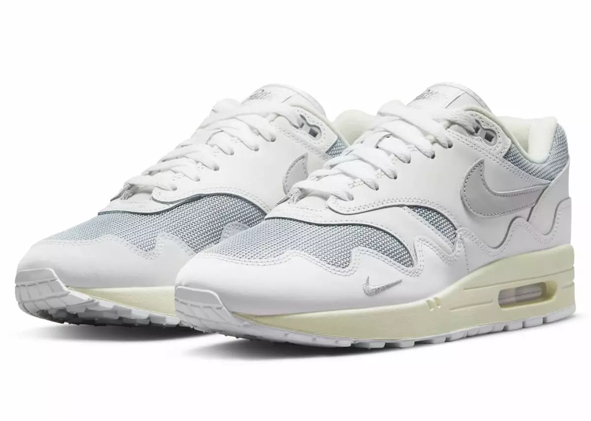 تاریخ عرضه Patta Nike Air Max 1 White Grey DQ0299-100