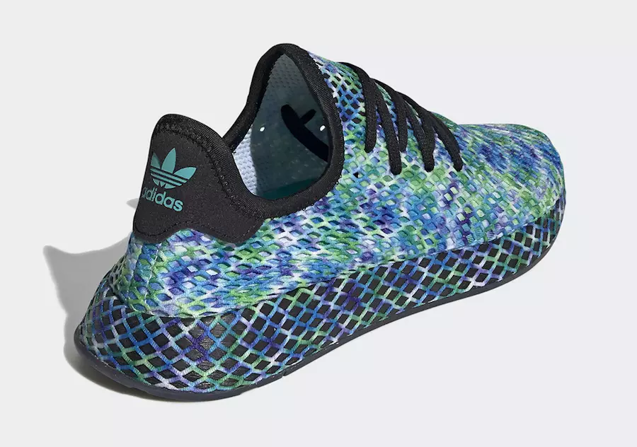 adidas Deerupt Runner Aqua Tie-Dye Print EE5671 Թողարկման ամսաթիվ