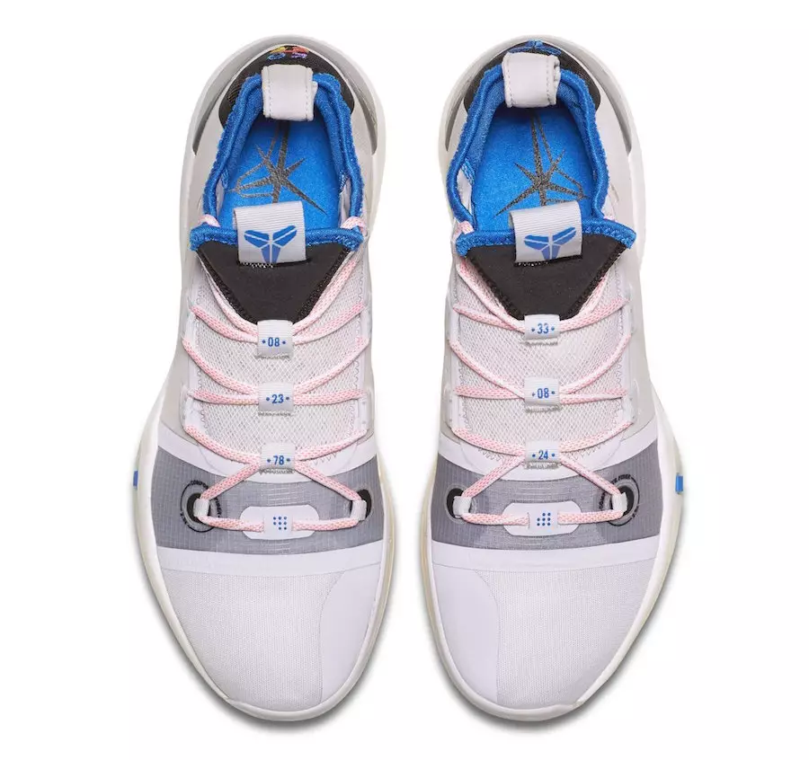 Nike Kobe AD rosa branco azul AV3555-004 Data de lançamento