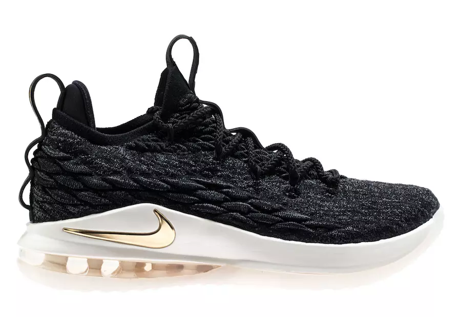 Nike LeBron 15 Low Schwarz Metallic Gold AO1756-001