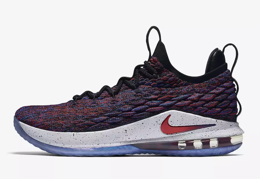 Nike LeBron 15 Universitet i ulët shumëngjyrësh i kuq AO1755-900