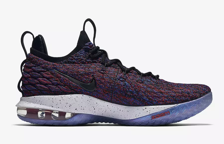 Nike LeBron 15 Universitet i ulët shumëngjyrësh i kuq AO1755-900