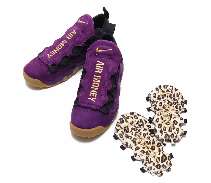 Nike Air More Money Night Purple Leopard AR5401-500