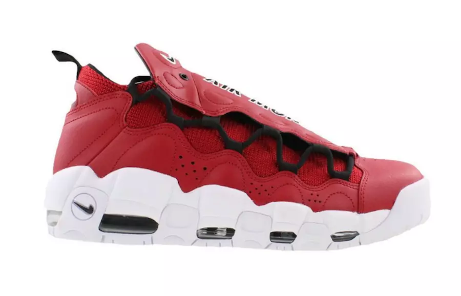 Nike Air More Money Merah Hitam Putih AJ2998-600