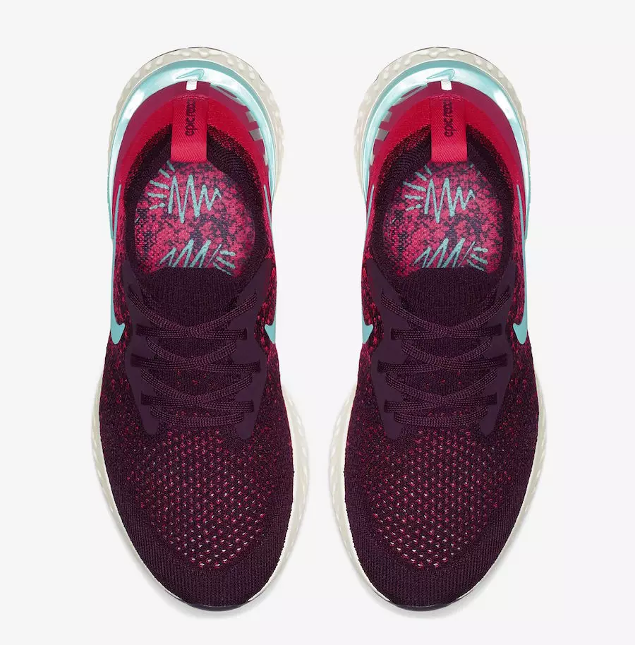 Nike Epic React Flyknit Bordo AR5518-600