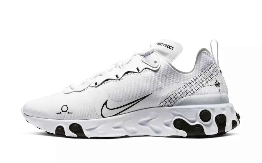 Nike React Element 55 схемалық шығарылым күні