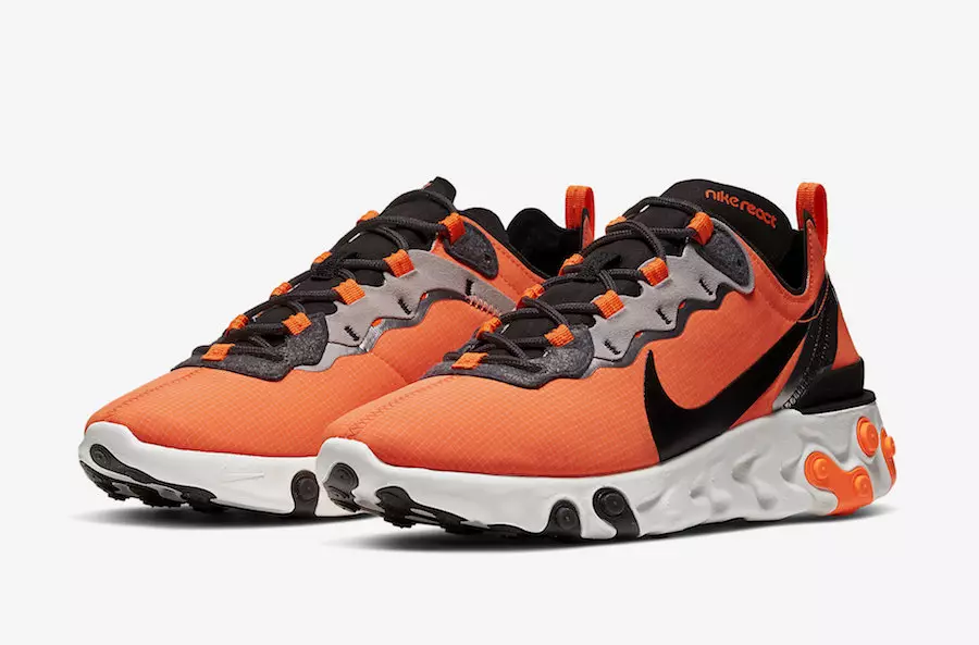 „Nike React Element 55“ netrukus pasirodys moliūgų oranžinės spalvos 27724_1