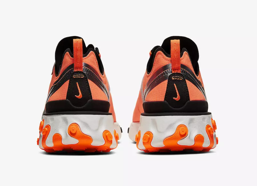 Nike React Element 55 כתום שחור CQ4600-800 תאריך שחרור